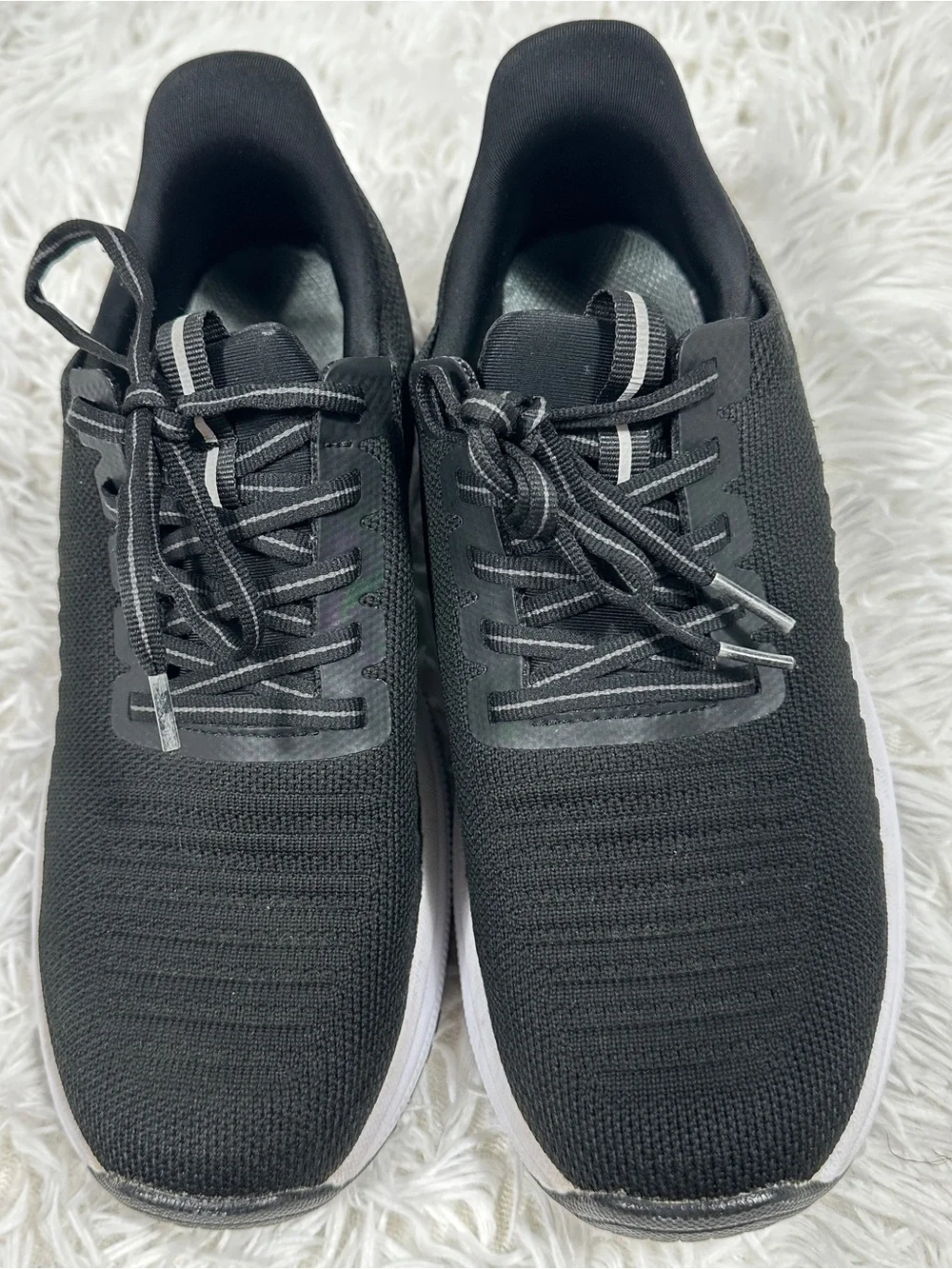 Orthofeet Kita Womens 8,5 Black Mesh Hands Free Comfort Walking Sneakers